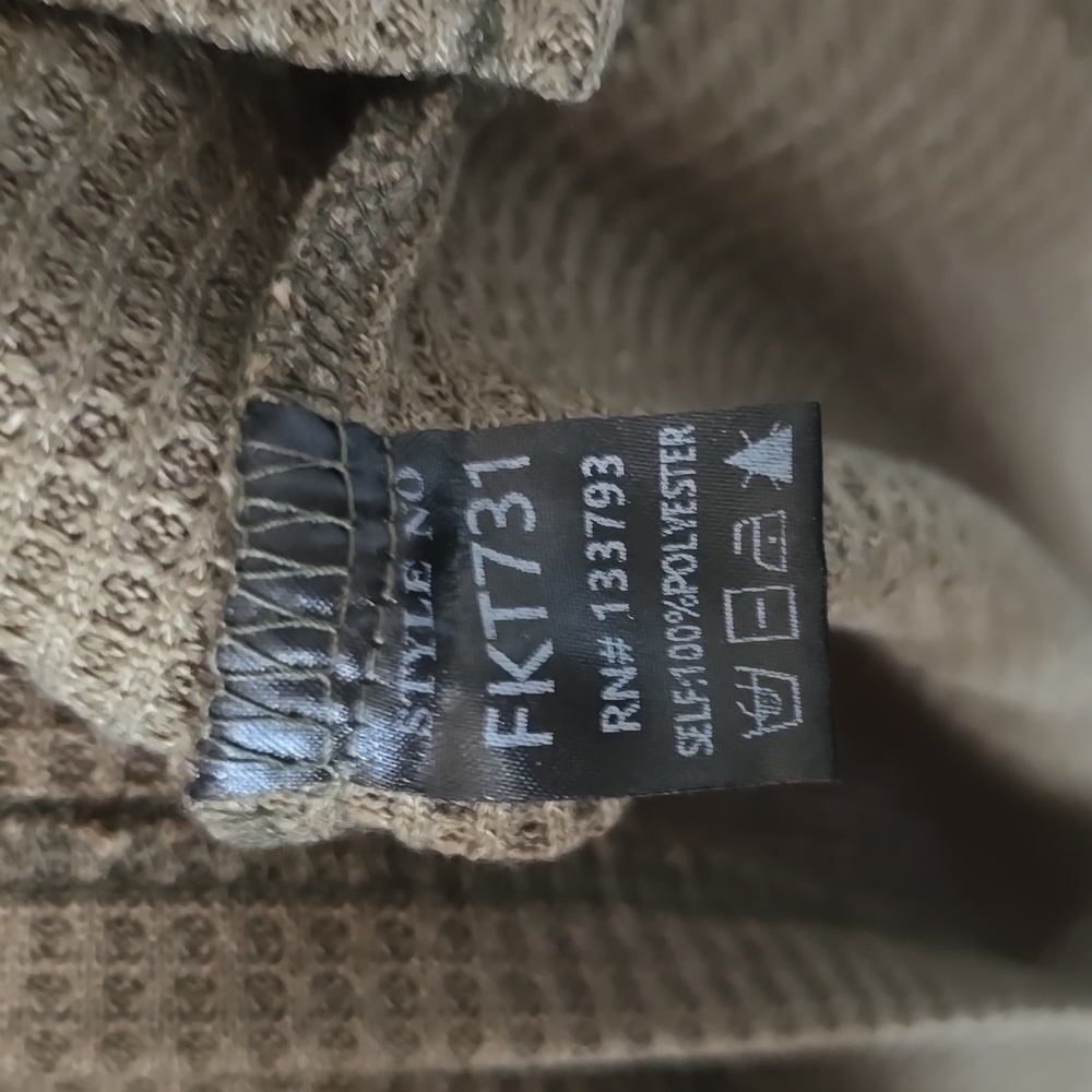 Pol olive mixed pattern top - Picture 8 of 11